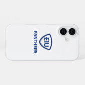 イリノイ州東部のPanthers Shield & Wordmarkロゴ iPhone 16ケース (裏面横)