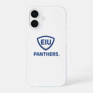 イリノイ州東部のPanthers Shield & Wordmarkロゴ iPhone 16ケース