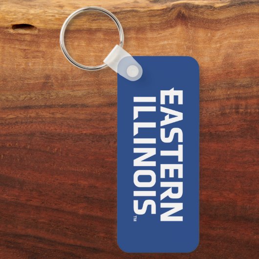 イリノイ州東部ワードマークロゴ キーホルダー (正面)