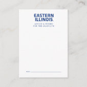 イリノイ州東部ワードマークロゴ ノートカード (正面)