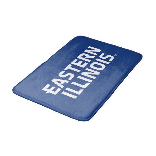 イリノイ州東部ワードマークロゴ バスマット (アングル)