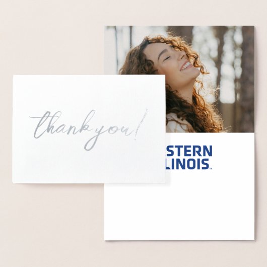 イリノイ州東部ワードマークロゴ 箔カード (ディスプレー)