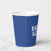 イリノイ州東部ワードマークロゴ 紙コップ (右)