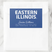 イリノイ州東部ワードマークロゴ 長方形シール (バッグ)