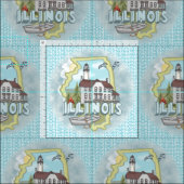 イリノイ州灯台 ファブリック (タイル)