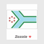 イリノイ州調理師県国旗 シール (シート)