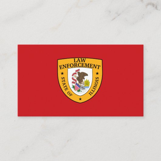 イリノイ州警察州警察 名刺 (正面)