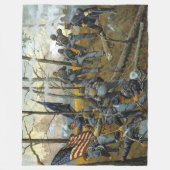 イリノイ州9位SHILOH フリースブランケット (正面)