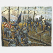 イリノイ州9位SHILOH フリースブランケット (正面(横))