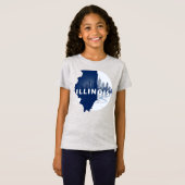 イリノイ州 アメリカ合衆国 Tシャツ (正面フル)