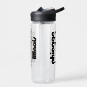 イリノイ州，シカゴ ウォーターボトル (左面)