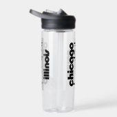 イリノイ州，シカゴ ウォーターボトル (右面)