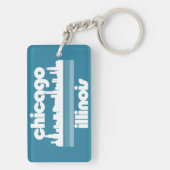 イリノイ州，シカゴ キーホルダー (裏面)
