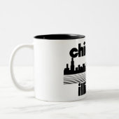 イリノイ州，シカゴ ツートーンマグカップ (左)