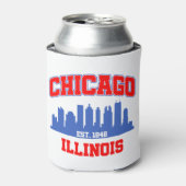 イリノイ州，シカゴ 缶クーラー (缶正面)