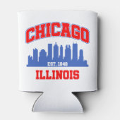 イリノイ州，シカゴ 缶クーラー (裏面)