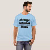 イリノイ州,シカゴ Tシャツ (正面フル)