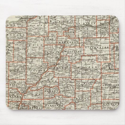 イリノイ州 マウスパッド (正面)