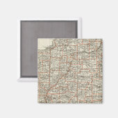 イリノイ州 マグネット (正面/裏面)