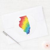 イリノイ州 ラウンドシール (封筒)