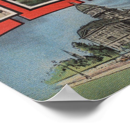 イリノイ州Kewanee – ラージレターのシーン ポスター (角)