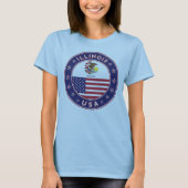 イリノイ州Tシャツ Tシャツ (正面)