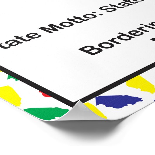 イリノイ情報教育アメリカ州 ポスター (角)