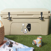 イリノイ愛、3デザイン、ダイカットシール シール (クーラー)