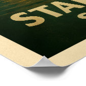 イリノイ星付きロック州パークV01 ポスター (角)