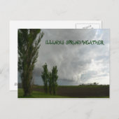 イリノイ春天気 ポストカード (正面/裏面)