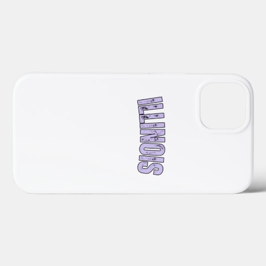 イリノイ線（紫） Case-Mate iPhoneケース (裏面 (横))