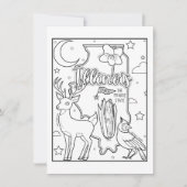 イリノイ色の目襟 招待状 (正面)