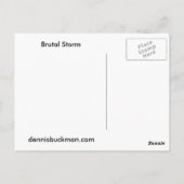 イリノイ雪嵐 ポストカード (裏面)