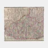 イリノイ10 フリースブランケット (正面(横))