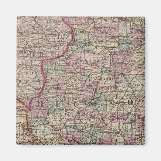 イリノイ10 マグネット (正面)