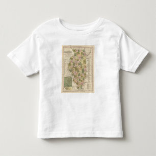 イリノイ2の新しい地図 トドラーTシャツ
