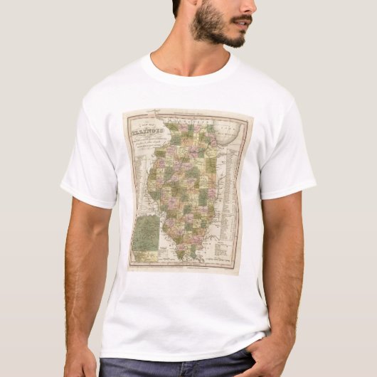 イリノイ2の新しい地図 Tシャツ (正面)