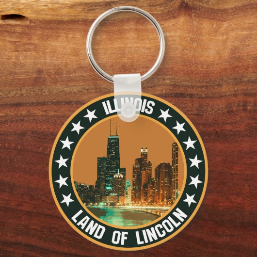 イリノイ キーホルダー (正面)