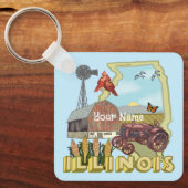 イリノイ キーホルダー (正面)