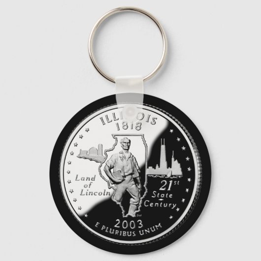 イリノイ キーホルダー (正面)