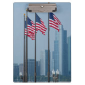 イリノイ、シカゴ。 海軍桟橋、米国は飛行に印を付けます クリップボード (正面)