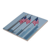 イリノイ、シカゴ。 海軍桟橋、米国は飛行に印を付けます タイル (側面)