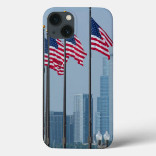 イリノイ、シカゴ。 海軍桟橋、米国は飛行に印を付けます iPhone 13ケース