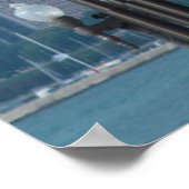 イリノイ、シカゴ。米国海軍ピア飛んでいるー ポスター (角)