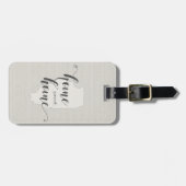 イリノイ – ホームスイートホームバーラップルック ラゲッジタグ (正面横)