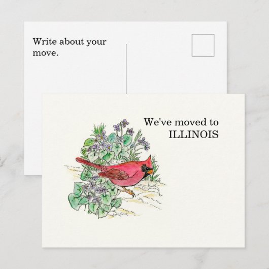 イリノイ ポストカード (正面/裏面)