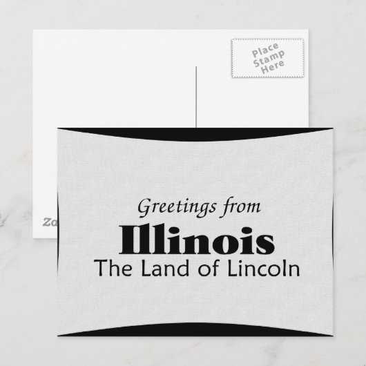 イリノイ ポストカード (正面/裏面)