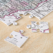 イリノイ、ヨセフHutchins Coltonの地図 ジグソーパズル (側面)