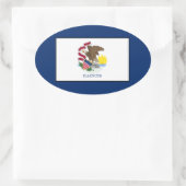 イリノイ 楕円形シール (バッグ)