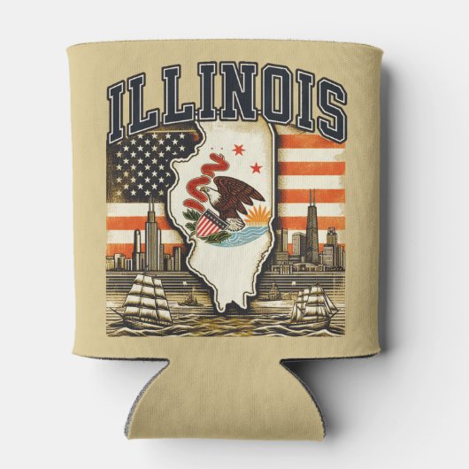 イリノイ 缶クーラー (裏面)